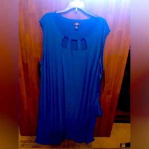 Royal Blue plus size dress